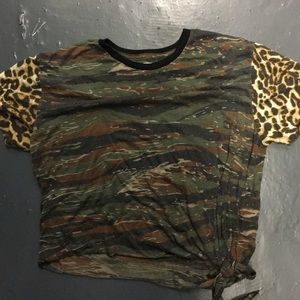 Denim and supply Ralph Lauren crop tie t